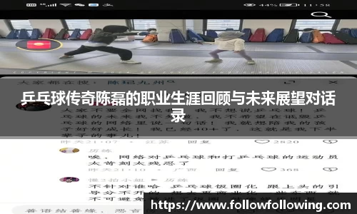乒乓球传奇陈磊的职业生涯回顾与未来展望对话录